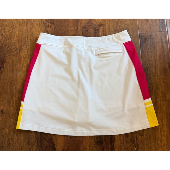 Slazenger Skort White Tennis Activewear Pickleball Sz M Women Pull On Shorts - Picture 4 of 6